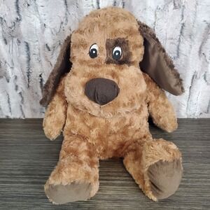 Best Made Toys Brown Hound Dog Stuffed Animal Squeaker Floppy Ears 16" Sewn Eyes